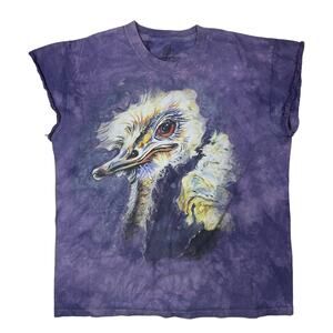 Spirit Animal Cut Off Ostrich T Shirt